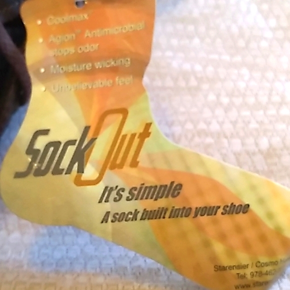 NIB Dr. MARTENS brown Lucas Cambridge Sock Out shoe size 7 L or 6 men - Picture 7 of 12